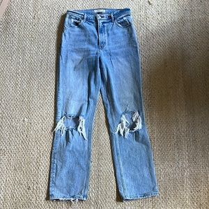 Abercrombie 90’s Straight Ultra High Rise Jeans